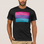 ANDROGYNE PRIDE VLAG T-SHIRT (Voorkant)