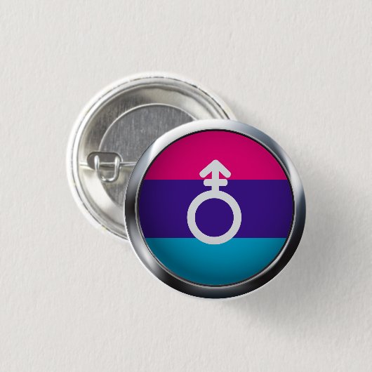 Androgyne Ronde Button 3,2 Cm (Voorkant /achterkant)