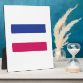 ANDROGYNE SYMBOL FOTOPLAAT (Zijkant)