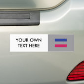 ANDROGYNE TROTS PATROON BUMPERSTICKER (Op auto)