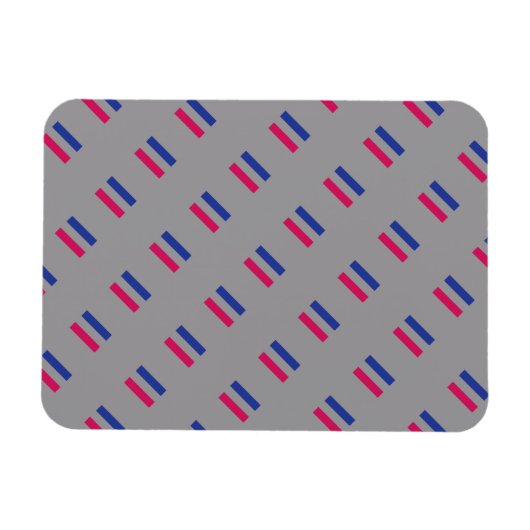 ANDROGYNE TROTS PATROON MAGNEET (Horizontaal)