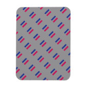 ANDROGYNE TROTS PATROON MAGNEET (Verticaal)