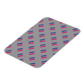 ANDROGYNE TROTS PATROON MAGNEET (Linkerzijde)