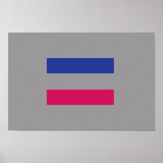 ANDROGYNE TROTS PATROON POSTER (Voorkant)