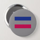 ANDROGYNE TROTS RONDE BUTTON 4,0 CM (Voorkant /achterkant)