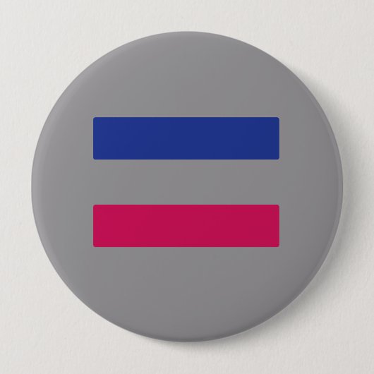 ANDROGYNE TROTS RONDE BUTTON 4,0 CM (Voorkant)
