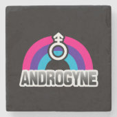 Androgyne trots stenen onderzetter (Voorkant)