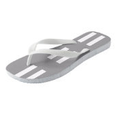 Androgyne trots teenslippers (Schuin)