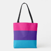 Androgyne trots tote bag (Achterkant)