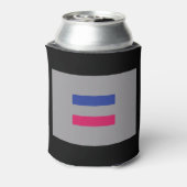 ANDROGYNE TROTSVAANDELING BLIKJESKOELER (Blikje Achterkant)