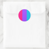 Androgynous Pride Circle Sticker (Tas)