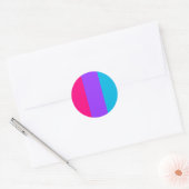 Androgynous Pride Circle Sticker (Envelop)