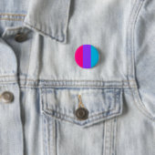 Androgynous Pride Flag Badge Ronde Button 3,2 Cm (In situ)