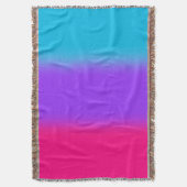Androgynous Pride Gradiënt - Cadeau voor Androgyne Deken (Voorkant Verticaal)