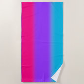Androgynous Pride Gradient - Gift voor Androgynous Strandlaken (Voorkant)