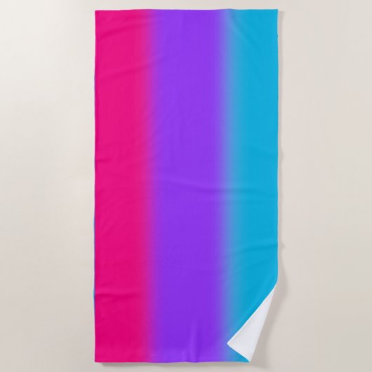 Androgynous Pride Gradient - Gift voor Androgynous Strandlaken (Voorkant)