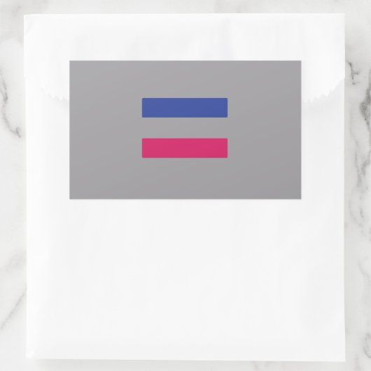 Androgynous Pride Rechthoekige Sticker (Tas)