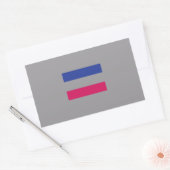 Androgynous Pride Rechthoekige Sticker (Envelop)