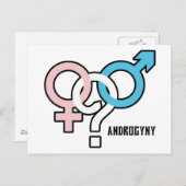Androgyny Briefkaart (Voorkant / Achterkant)