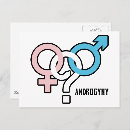 Androgyny Briefkaart (Voorkant / Achterkant)