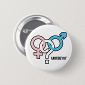 Androgyny Ronde Button 5,7 Cm (Voorkant /achterkant)