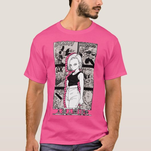 Android 18 t-shirt (Voorkant)