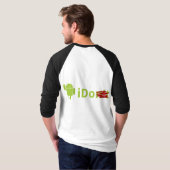 Android 3/4 Sleeve Man t-shirt (Achterkant volledig)