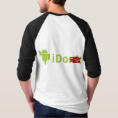 Android 3/4 Sleeve Man t-shirt (Achterkant)