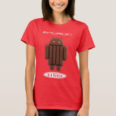 Android 4.4 KitKat T-shirt (Voorkant)