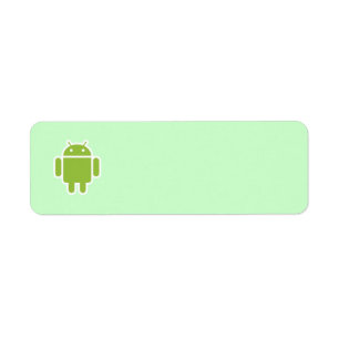 Android-adreslabel Etiket