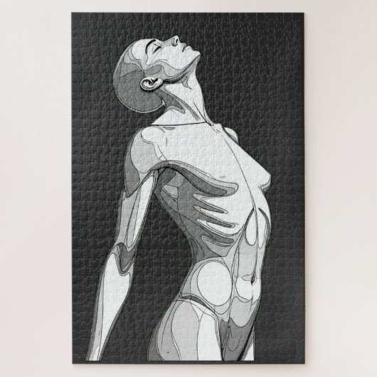 Android Anatomy Challenge - Premium Jigsaw Puzzle Legpuzzel (Verticaal)