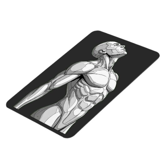 Android Anatomy: Cyborg Flexible Magnet Magneet (Linkerzijde)