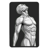 Android Anatomy: Cyborg Flexible Magnet Magneet (Verticaal)