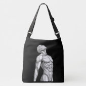 Android Anatomy: Cyborg Futuristic Crossbody Bag Tas (Voorkant)