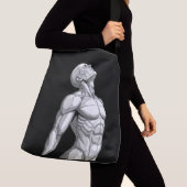Android Anatomy: Cyborg Futuristic Crossbody Bag Tas (Dichtbij)