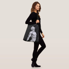 Android Anatomy: Cyborg Futuristic Crossbody Bag Tas