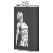 Android Anatomy: Cyborg Stainless Steel Flask Heupfles (Links)