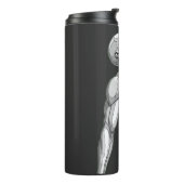 Android Anatomy: Cyborg Thermal Tumbler Thermosbeker (Gedraaid links)