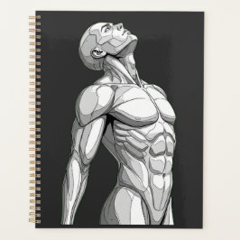 Android Anatomy: Futuristic Cyborg Daily Planner