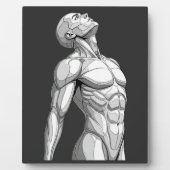 Android Anatomy: Futuristic Cyborg Desktop Plaque Fotoplaat (Voorkant)