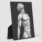 Android Anatomy: Futuristic Cyborg Desktop Plaque Fotoplaat (Zijkant)