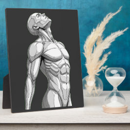 Android Anatomy: Futuristic Cyborg Desktop Plaque Fotoplaat