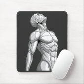 Android Anatomy: Futuristic Cyborg Mousepad Muismat (Met muis)