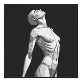 Android Anatomy - High-Definition Glossy Art Poste Perfect Poster