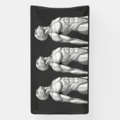 Android Anatomy: Male Cyborg Giant Wall Banner (Verticaal)