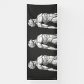 Android Anatomy: Male Cyborg Giant Wall Banner (Verticaal)