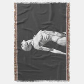 Android Anatomy - Premium Cozy Fleece Blanket Deken (Voorkant Verticaal)