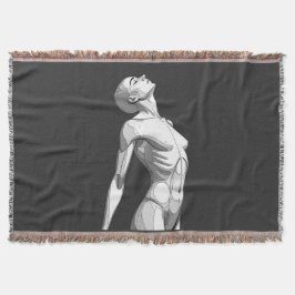Android Anatomy - Premium Cozy Fleece Blanket Deken