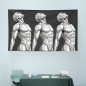 Android Anatomy: Triple Cyborg Futuristic Banner (Beurs)