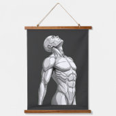 Android Anatomy: Triple Cyborg Tapestry Set Hangend Wandkleed (Voorkant)